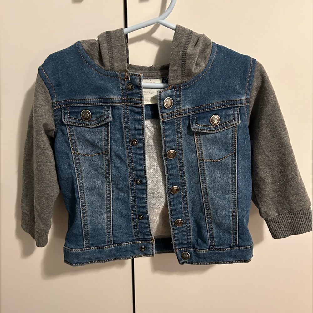 Boy’s 24 month lightweight Denim and Gray Jacket